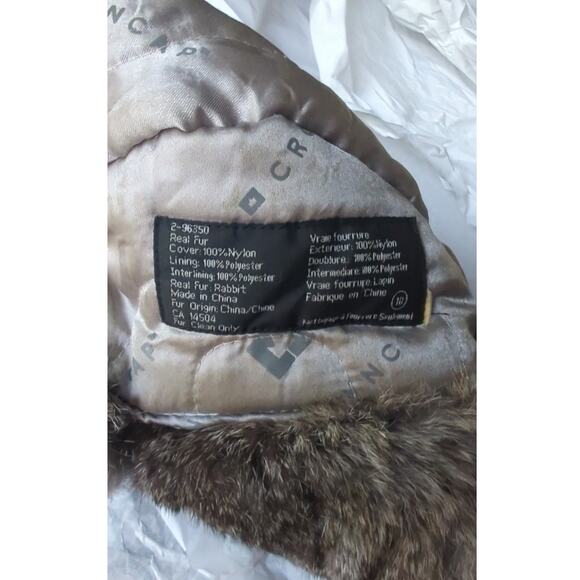 Fur Hat PAUL LEINBURD by CROWNCAP Brown & Tan Multi REAL fur aviator trapper hat main image 10